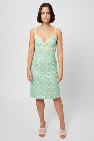 Robe droite - Harmont & Blaine - Blanc, vert et rose