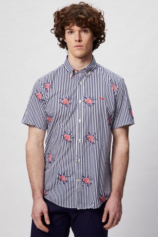 Chemise - Harmont & Blaine - Blanc, rouge et bleu