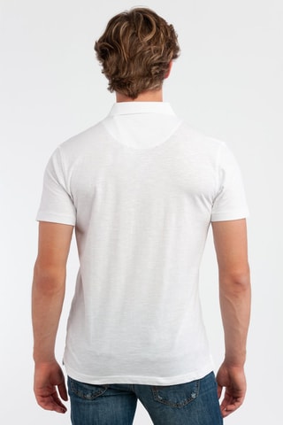 Polo - Harmont & Blaine Jeans - Blanc et bleu