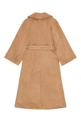 Cappotto in lana - Marrone chiaro - Ganni