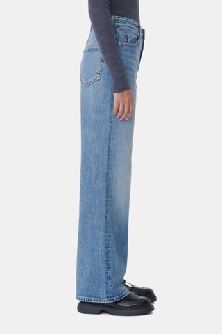 Jeans in cotone bio - Blu scuro - Ganni