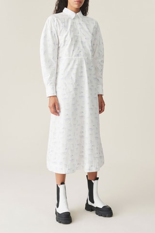 Stivaletti in pelle - Ecrù - Ganni