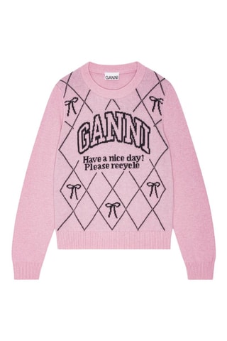 Maglia in lana - Malva - Ganni