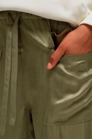 Pantaloni a vita alta - Verde chiaro - Ganni