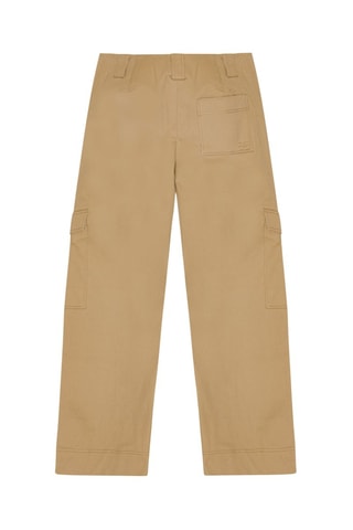 Pantaloni cargo in cotone bio - Beige - Ganni