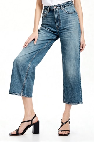 Jeans in cotone bio - Azzurro - Ganni