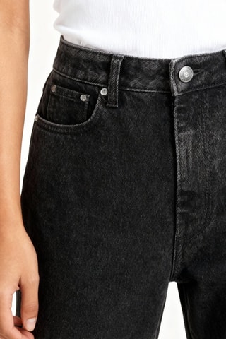 Jeans in cotone bio - Nero - Ganni