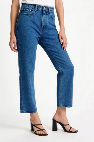 Jeans in cotone bio - Blu scuro - Ganni