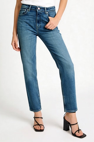 Jeans in cotone bio - Blu scuro - Ganni