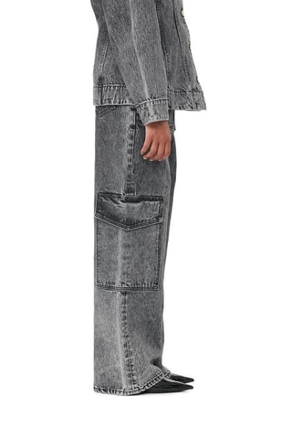 Jeans in cotone bio - Nero - Ganni