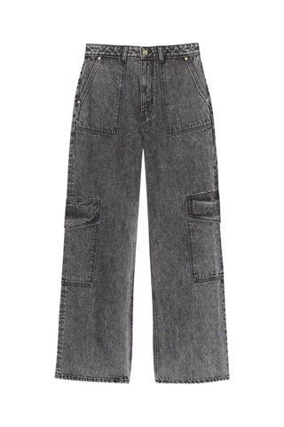 Jeans in cotone bio - Nero - Ganni
