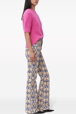 Jeans in cotone bio - Cobalto e taupe - Ganni