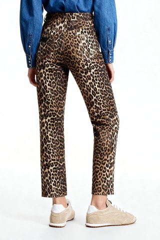 Jeans in cotone bio - Beige e nero - Ganni