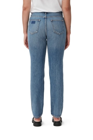 Jeans straight in cotone bio - Celeste - Ganni