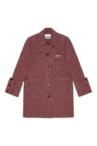 Cappotto in lana - Rosso - Ganni