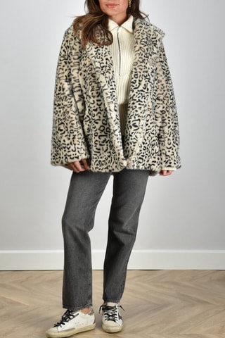 Cappotto - Ecrù e nero - Ganni