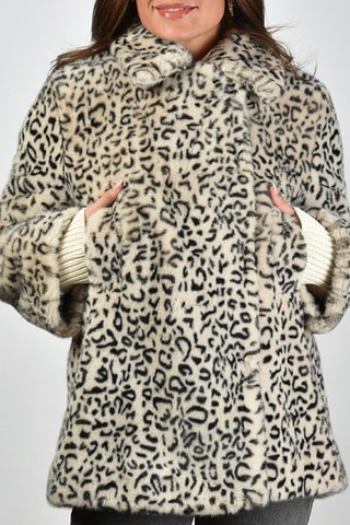 Cappotto - Ecrù e nero - Ganni