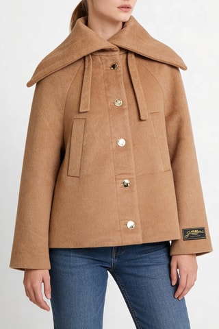 Giacca in lana - Marrone chiaro - Ganni