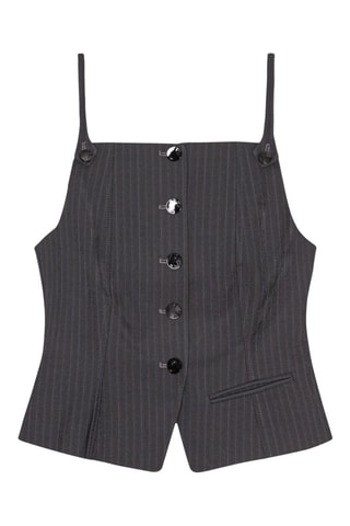 Top - Grigio scuro - Ganni