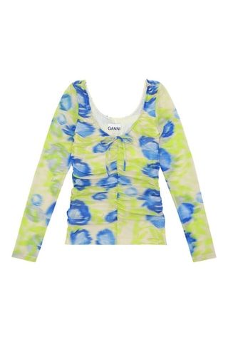 Top - Blu e verde - Ganni