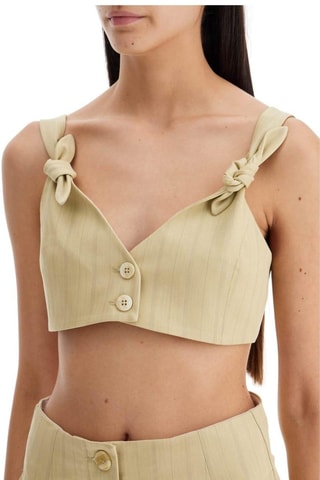 Crop top - Beige - Ganni