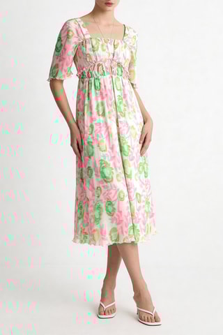 Abito midi - Rosa - Ganni