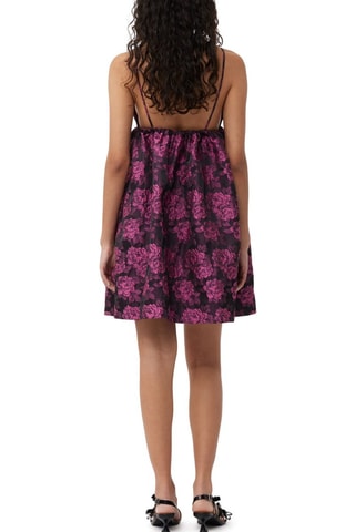 Abito a trapezio senza maniche - Nero - Ganni