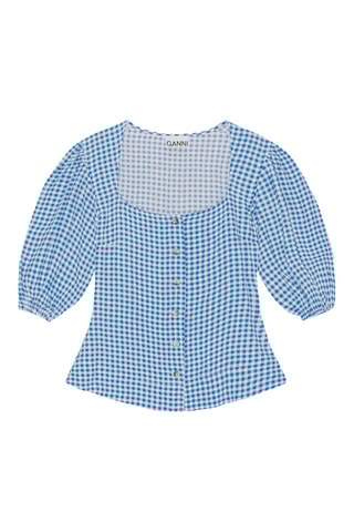 Camicia - Blu - Ganni