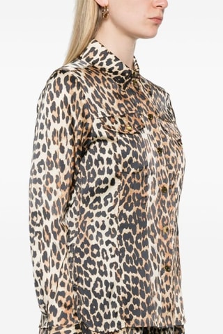 Camicia - Nero e marrone - Ganni