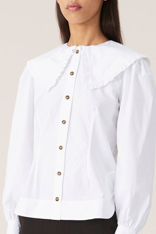 Blusa - Bianco - Ganni