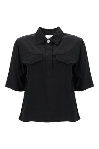 Blusa - Nero - Ganni