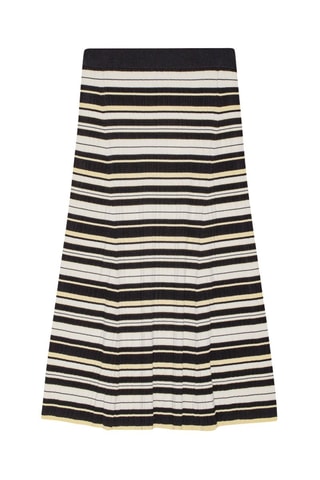 Gonna lunga a vita alta - Nero - Ganni