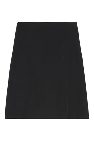 Gonna taglio dritto - Nero - Ganni