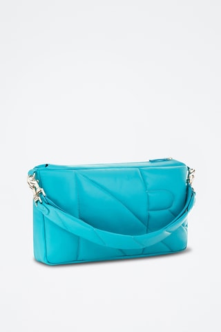 Borsa a spalla in pelle d’agnello - Blu - Nina Ricci