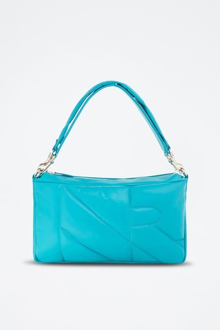 Borsa a spalla in pelle d’agnello - Blu - Nina Ricci