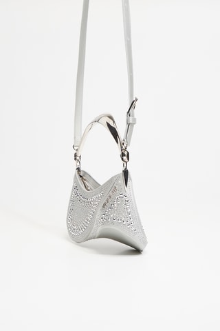 Borsa a spalla in pelle di vitello - Nero - Mugler