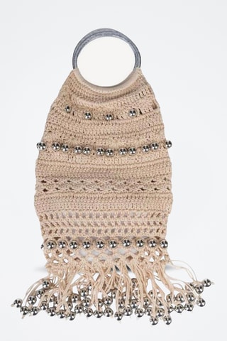 Borsa a mano - Beige - Rabanne