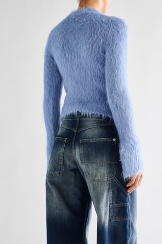Maglia in alpaca - Blu - Rabanne