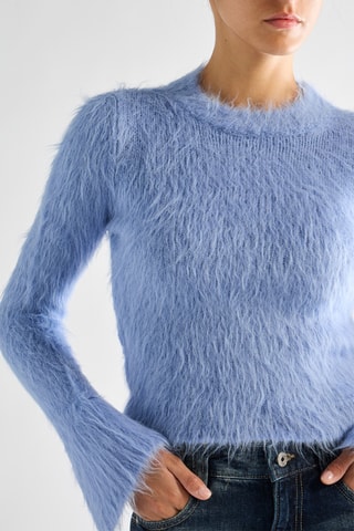Maglia in alpaca - Blu - Rabanne
