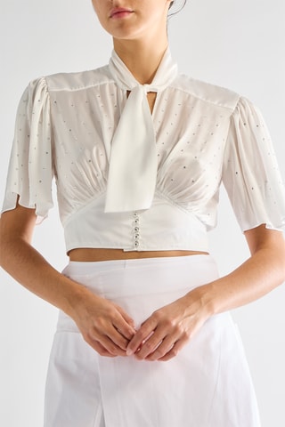 Top - Bianco - Rabanne