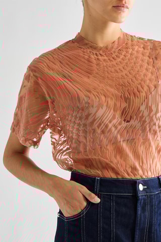 T-shirt - Beige - Mugler