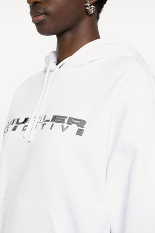 Felpa con cappuccio - Bianco - Mugler