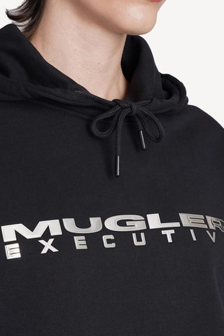 Felpa con cappuccio - Nero - Mugler