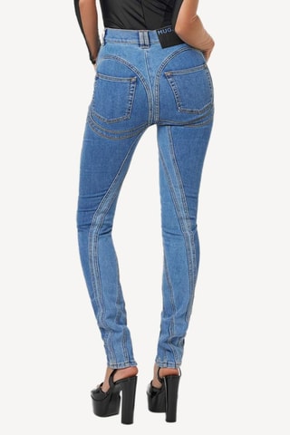 Jeans a vita alta - Blu - Mugler