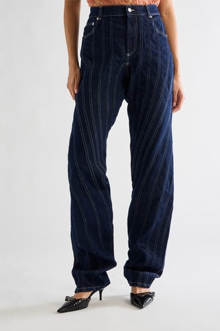 Jeans - Blu - Mugler