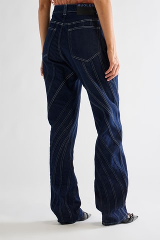 Jeans - Blu - Mugler