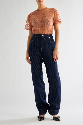 Jeans - Blu - Mugler