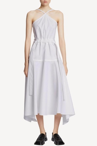 Abito asimmetrico senza maniche - Bianco - Proenza