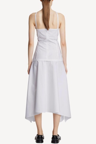 Abito asimmetrico senza maniche - Bianco - Proenza