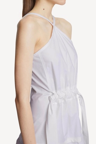 Abito asimmetrico senza maniche - Bianco - Proenza